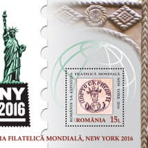 Colita dantelata_Perforated souvenir sheet