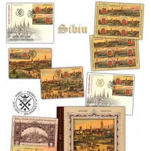 ZMPR - Sibiu, 825 de ani de atestare documentara_Romanian Postage Stamp Day - sibiu, 825 years of recorded existence