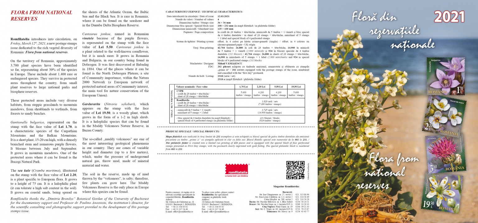 pliant Flora din rezervatii nationale