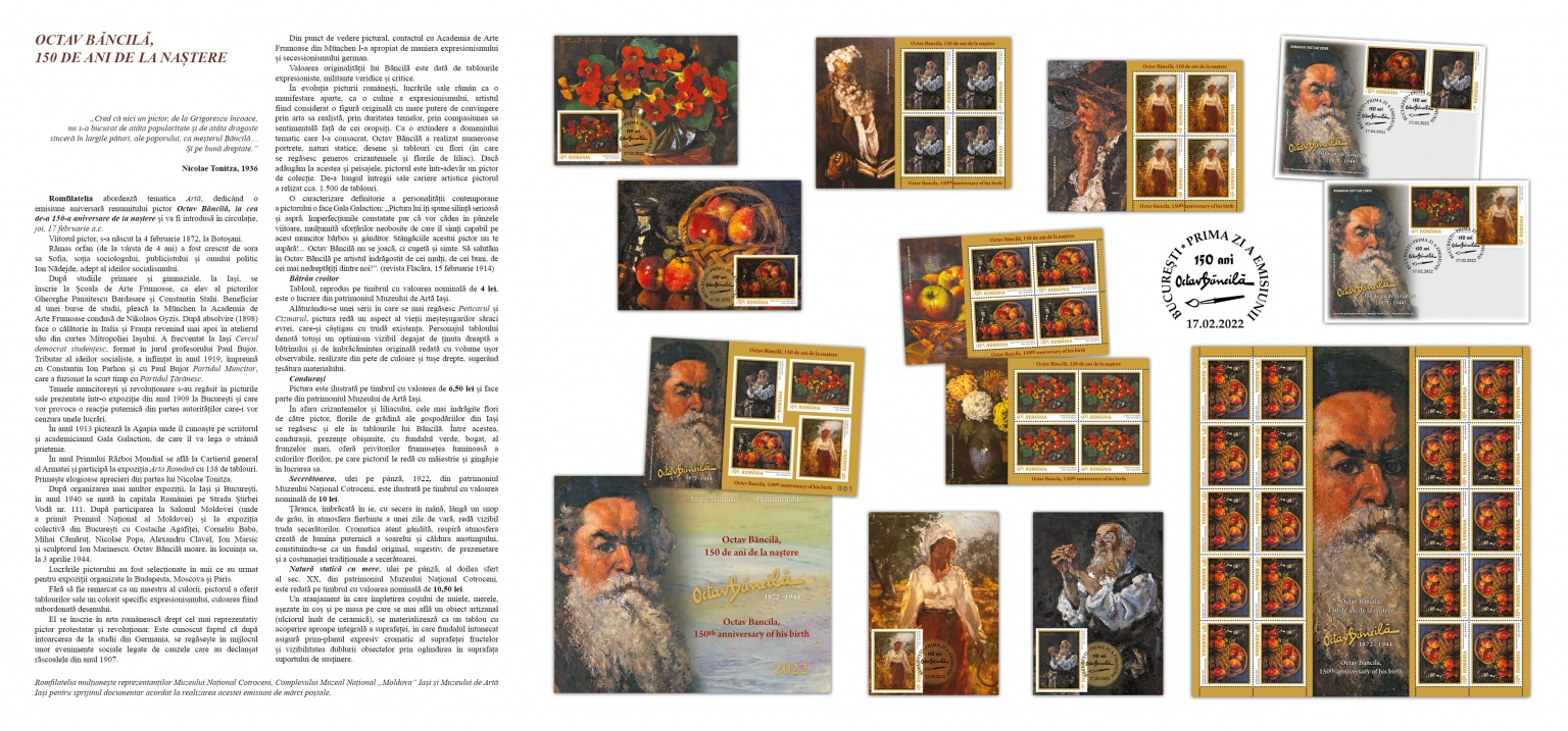 pliant Octav Bancila, 150 ani de la nastere2
