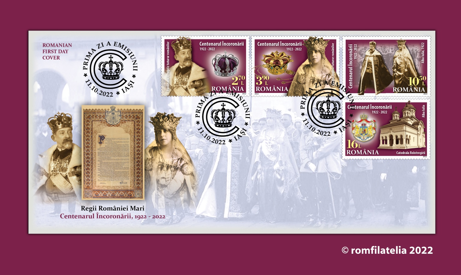 SITE_FDC_Regii Romaniei Mari