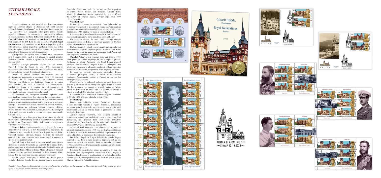 pliant_Ctitorii regale_tript2